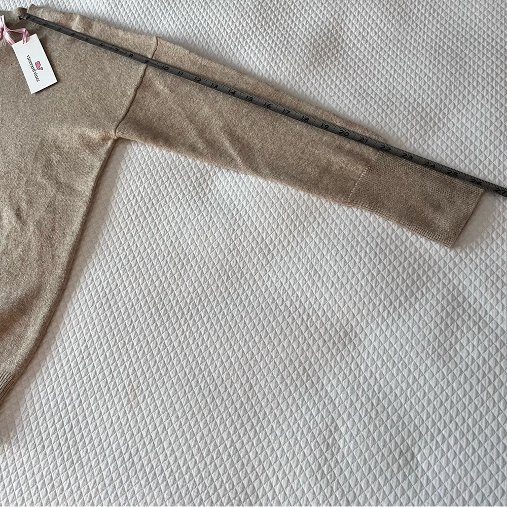 Vineyard Vines Cashmere by Shep & Ian Golf Oatmeal Heather Size XXSmall - Picture 9 of 9